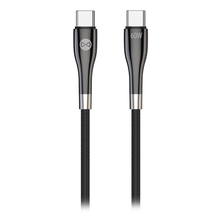 CABLU USB C - USB C 2M 60W - NEGRU