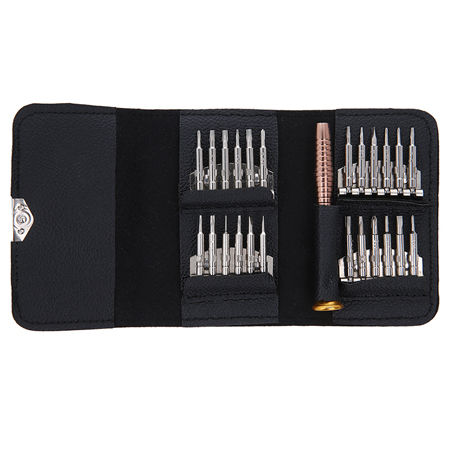 SET SURUBELNITE DE PRECIZIE TORX 25IN1 CU HUSA PIELE