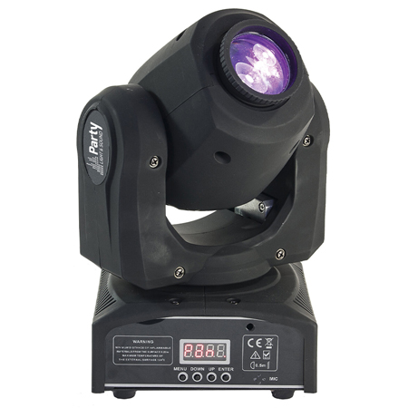 MOVING HEAD 10X1W LED-URI ALBE DMX512