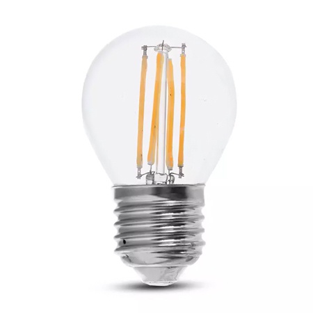 BEC E27 G45 CU FILAMENT LED 6W 2700K