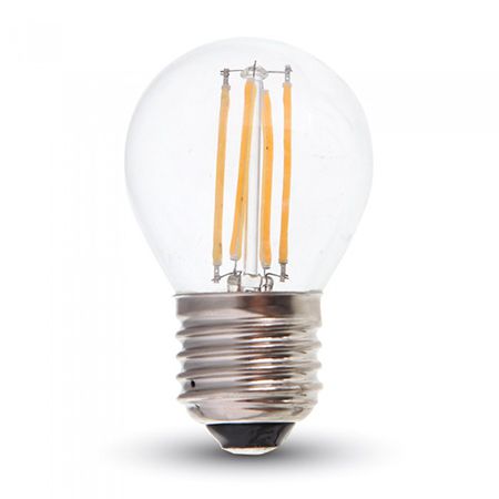 BEC LED G45 E27 4W CU FILAMENT 4000K ALB NEUTRU