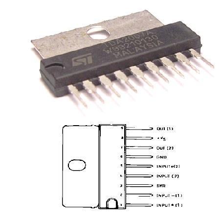 AMPLIFICATOR AUDIO STEREO 2X7 W