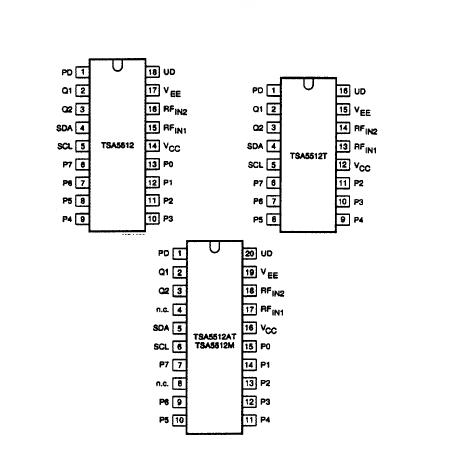 CIRCUIT PLL 1.3GHZ BIDIRECTIONAL IIC, TSA5512