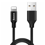 CABLU USB -LIGHTNING 2A 1.2M BASEUS - NEGRU