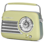 RADIO FM PORTABIL NOSTALGIA 15W CU FUNCTIE BLUETOOTH/AUX -OLIVE