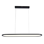 CANDELABRU LED 24W 80X100CM 3000K - NEGRU