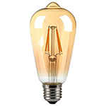 BEC LED ST64 E27 8W CU FILAMENT 2200K ALB CALD MODEL EDISON