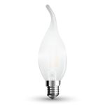 BEC LED E14 4W CU FILAMENT 2700K ALB CALD DIMABIL